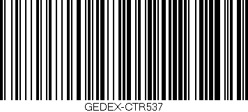 Código de barras (EAN, GTIN, SKU, ISBN): 'GEDEX-CTR537'