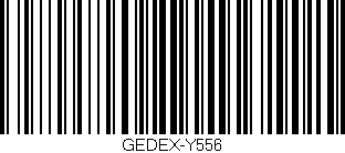 Código de barras (EAN, GTIN, SKU, ISBN): 'GEDEX-Y556'
