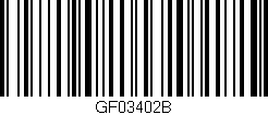 Código de barras (EAN, GTIN, SKU, ISBN): 'GF03402B'