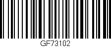 Código de barras (EAN, GTIN, SKU, ISBN): 'GF73102'