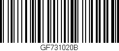 Código de barras (EAN, GTIN, SKU, ISBN): 'GF731020B'