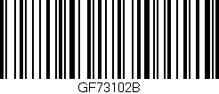 Código de barras (EAN, GTIN, SKU, ISBN): 'GF73102B'