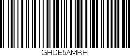 Código de barras (EAN, GTIN, SKU, ISBN): 'GHDE5AMRH'
