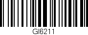 Código de barras (EAN, GTIN, SKU, ISBN): 'GI6211'