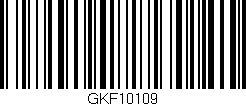 Código de barras (EAN, GTIN, SKU, ISBN): 'GKF10109'