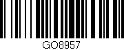 Código de barras (EAN, GTIN, SKU, ISBN): 'GO8957'
