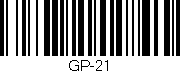 Código de barras (EAN, GTIN, SKU, ISBN): 'GP-21'
