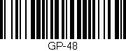 Código de barras (EAN, GTIN, SKU, ISBN): 'GP-48'