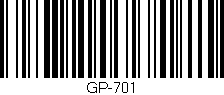 Código de barras (EAN, GTIN, SKU, ISBN): 'GP-701'