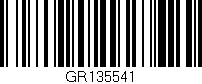 Código de barras (EAN, GTIN, SKU, ISBN): 'GR135541'