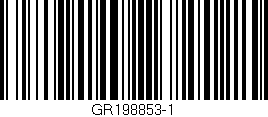 Código de barras (EAN, GTIN, SKU, ISBN): 'GR198853-1'