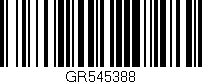 Código de barras (EAN, GTIN, SKU, ISBN): 'GR545388'
