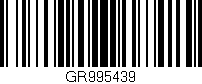Código de barras (EAN, GTIN, SKU, ISBN): 'GR995439'