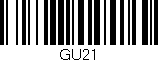Código de barras (EAN, GTIN, SKU, ISBN): 'GU21'