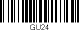 Código de barras (EAN, GTIN, SKU, ISBN): 'GU24'