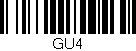Código de barras (EAN, GTIN, SKU, ISBN): 'GU4'