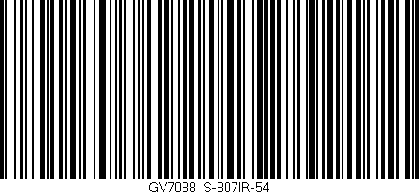 Código de barras (EAN, GTIN, SKU, ISBN): 'GV7088/S-807IR-54'