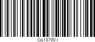 Código de barras (EAN, GTIN, SKU, ISBN): 'Gg19790-l'