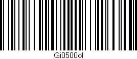 Código de barras (EAN, GTIN, SKU, ISBN): 'Gi0500cl'