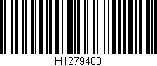 Código de barras (EAN, GTIN, SKU, ISBN): 'H1279400'