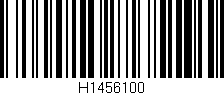 Código de barras (EAN, GTIN, SKU, ISBN): 'H1456100'
