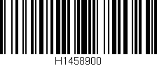 Código de barras (EAN, GTIN, SKU, ISBN): 'H1458900'