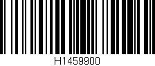 Código de barras (EAN, GTIN, SKU, ISBN): 'H1459900'