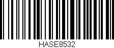 Código de barras (EAN, GTIN, SKU, ISBN): 'HASE8532'