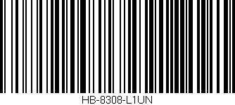 Código de barras (EAN, GTIN, SKU, ISBN): 'HB-8308-L1UN'