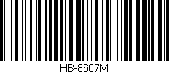 Código de barras (EAN, GTIN, SKU, ISBN): 'HB-8607M'