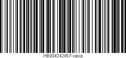 Código de barras (EAN, GTIN, SKU, ISBN): 'HB004242457-caixa'