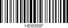 Código de barras (EAN, GTIN, SKU, ISBN): 'HB8088F'