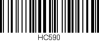 Código de barras (EAN, GTIN, SKU, ISBN): 'HC590'