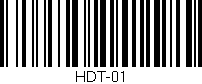 Código de barras (EAN, GTIN, SKU, ISBN): 'HDT-01'