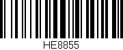 Código de barras (EAN, GTIN, SKU, ISBN): 'HE8855'
