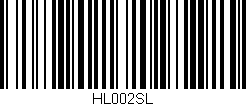 Código de barras (EAN, GTIN, SKU, ISBN): 'HL002SL'