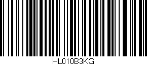 Código de barras (EAN, GTIN, SKU, ISBN): 'HL010B3KG'
