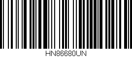Código de barras (EAN, GTIN, SKU, ISBN): 'HN86680UN'