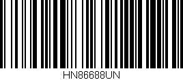Código de barras (EAN, GTIN, SKU, ISBN): 'HN86688UN'