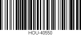 Código de barras (EAN, GTIN, SKU, ISBN): 'HOU-40550'