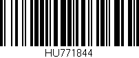 Código de barras (EAN, GTIN, SKU, ISBN): 'HU771844'