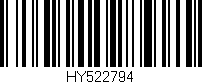Código de barras (EAN, GTIN, SKU, ISBN): 'HY522794'