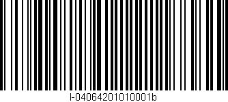 Código de barras (EAN, GTIN, SKU, ISBN): 'I-04064201010001b'
