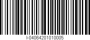 Código de barras (EAN, GTIN, SKU, ISBN): 'I-04064201010005'