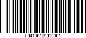 Código de barras (EAN, GTIN, SKU, ISBN): 'I-04130109010001'