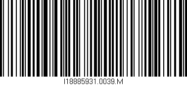 Código de barras (EAN, GTIN, SKU, ISBN): 'I18885931.0039.M'