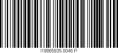 Código de barras (EAN, GTIN, SKU, ISBN): 'I19865835.0046.P'