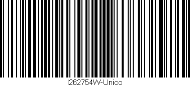Código de barras (EAN, GTIN, SKU, ISBN): 'I262754W-Unico'