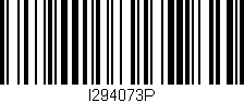 Código de barras (EAN, GTIN, SKU, ISBN): 'I294073P'
