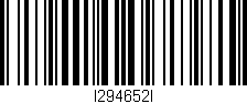 Código de barras (EAN, GTIN, SKU, ISBN): 'I294652I'